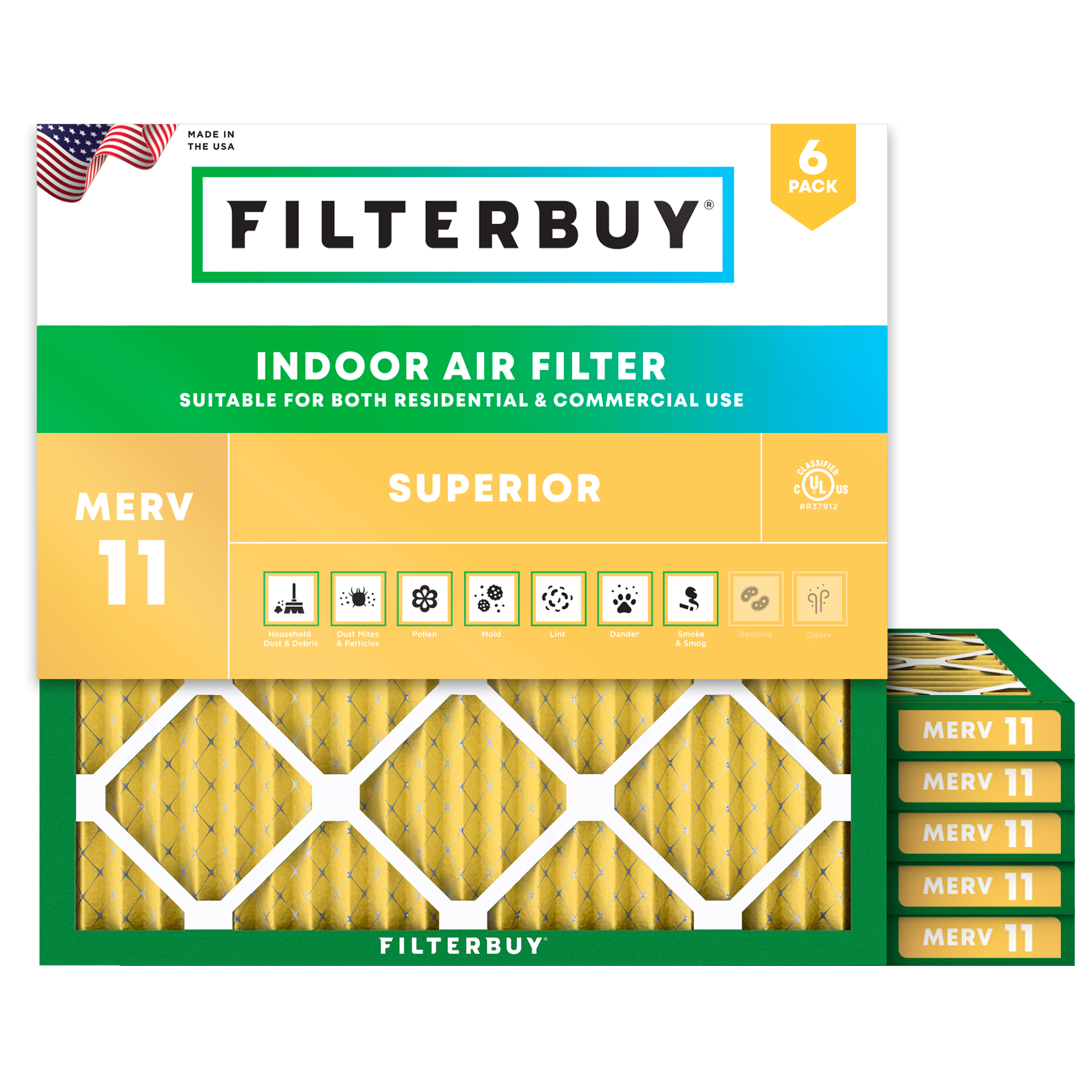 Best 15x15x1 Furnace & HVAC Air Conditioner Filters